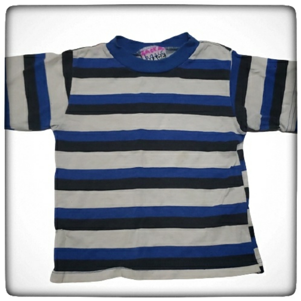 Boys Striped Shortsleeve Tee Shirt-6